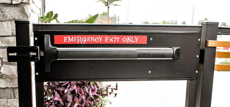 emergency push bar installation in East Rancho Dominguez