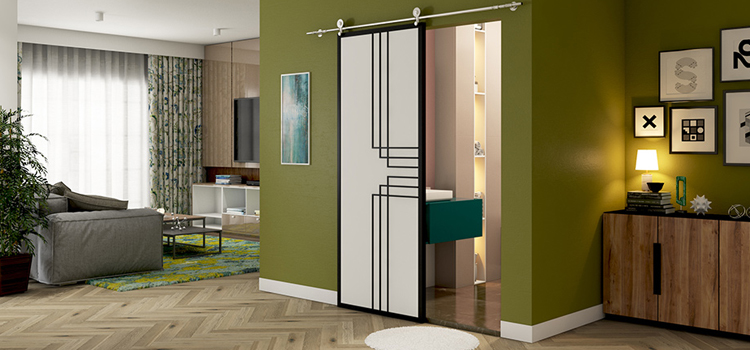 sliding bathroom door installation in East Rancho Dominguez